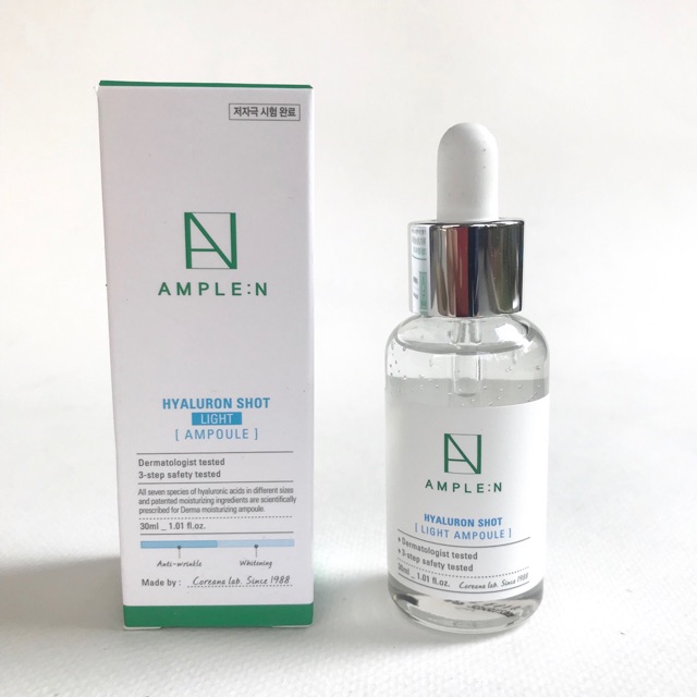 Coreana, Coreana AMPLE : N Hyaluron Shot Light Ampoule, Coreana AMPLE : N Hyaluron Shot Light Ampoule รีวิว, Coreana AMPLE : N Hyaluron Shot Light Ampoule ราคา, Coreana AMPLE : N Hyaluron Shot Light Ampoule สูตรใหม่, Coreana AMPLE : N, Coreana ของแท้, Coreana ดีไหม